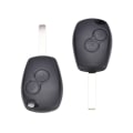 Miniatyrbillede 1 af 5: 2-knappers Fob Shell Case Blad til Renault Modus Clio