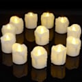 Miniatyrbillede 1 af 2: 12 stk LED-telys med timer, varm hvid til hjemmet 12 stk høj version varm hvid med timer Parent 12 st hög version varm vit med timer Parent