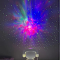 Miniatyrbilde 4 av 5: Astronaut Galaxy Projektor, Nattlampe Projektor Stjerneprojektor med Høyttaler/Nebulajustering/Timer/Spille Musikk (med Bluetooth)