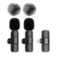 Miniatyrbilde 9 av 9: NY Trådløs Lavalier Mikrofon Audio Video Opptak Mini Mic For iPhone Android Bærbar PC Live Gaming Mobiltelefon Mikrofon