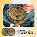 Miniatyrbilde 4 av 4: 10-pak Ja Nej Utfordring Mynt Beslutningsmynt Mynt Godhet Mynt Samlerobjekt Medaljong Souvenir Spådom Flip Mynt Lykke Metall Mynter
