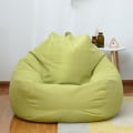 Miniatyrbilde 4 av 5: Ny design ekstra store bønnepose stoler Sofa Cover Innendørs Lazy Lounger For Voksne Barn Hotsale! Khaki 100 * 120cm zdq