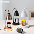 Miniatyrbillede 1 af 5: Elektrisk Lyssmeltebordlampe Retro Lysopvarmningslampe Sikker Lyssmeltevarmer Lysdæmperkontakt til Soveværelsesdekoration (Sort, EU-stik)