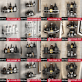 Miniatyrbillede 5 af 5: Hörn Dusch Caddies Badkar Organizer Hylla SVART RECTANGLE sort rektangel 2stk black rectangle 2pcs
