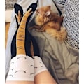 Miniatyrbillede 4 af 5: Fashion Over-the-Knee Kyllinge Ben Knæhøje Strømper til Kvinder