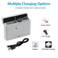 Miniatyrbillede 3 af 5: Batteriopladningshub Opladning Butler-oplader Grå