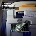 Miniatyrbild 8 av 8: Universell telefonhållare för flygplan. Handsfree-visning med multidirektionell dubbel 360-graders rotation.