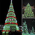 Miniatyrbillede 5 af 5: 10M 100 LED Feelysslyng Grøn 8 Lystilstande Fest Have Indendørs Udendørs Dekoration Julelys 10 m