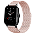 Miniatyrbillede 1 af 3: Magnetisk rem til Amazfit GTS/4/2/2e/GTS2 Mini/3/GTR 4/3/2/47mm 20mm 22mm metal mesh Smartwatch Mesh Amazfit Bip 5-rem Barbie pulver 22mm