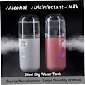 Miniatyrbilde 2 av 5: Ansiktsångare Bärbar Mini Face Mist Steamer Hand Face Steamer (4st, rosa) zdq