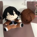 Miniatyrbilde 2 av 5: Chuuya Nakahara plysj - Anime Bungo Stray Dogs plysj - Cosplay Dazai Osamu plysj - Fyllda kuddar (Edogawa Rampo)