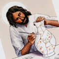 Miniatyrbild 5 av 5: \"Detta är Kristus\" 2024 religiös konstkalender