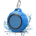Pikkukuva 1 / 5: Vedenkestävä Bluetooth-kaiutin ulkokäyttöön, Langaton kannettava mini-suihku- ja matkakaiutin subwooferilla, Parannettu basso, Sisäänrakennettu mikrofoni Blue