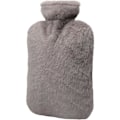 Pikkukuva 3 / 5: Kuum vesipullo kannella, 2L PVC-kuumavesipussi niskaan, hartiakipuun ja käsien lämmittämiseen, kuukautiskipuihin, kuumakompressiin ja kylmähoitoon (harmaa)