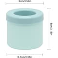 Miniatyrbillede 2 af 7: Isterningeform med låg 2 stk Silikone Isterningeform Isterningeform Isforme Ismaskine Isterningeforme Mini Isterning Silikone Isterningeform Azul_tfrf Azul