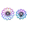 Miniatyrbillede 2 af 5: 11T 13T cykel keramisk remskive aluminiumlegering bagv?xelbj?rn Multicolor 13T