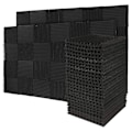 Miniatyrbilde 4 av 5: 50 stk Lydisolerende skum for akustisk lydabsorpsjon, lydisoleringspaneler, kileformede for studiovesgg