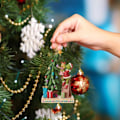 Miniatyrbilde 4 av 5: 2023 jul akryl hengende pynt, jul Thanksgiving ferie Träheng Grønn juletre dekorasjon for hjem Holiday Party Gaver Party F