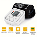 Miniatyrbild 5 av 5: Upper Arm Blood Pressure Monitor with Memory Functions White Vit