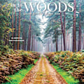 Pikkukuva 1 / 4: 2024 In to the Woods -seinäkalenteri | 12\" x 12\" | Suuri kuukausittainen ruudukko | 3 kieltä ja korostetut juhlapäivät | 4 2024