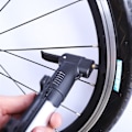 Miniatyrbillede 3 af 4: Cykelpumpe med Manometer - Presta & Schrader, 100 PSI