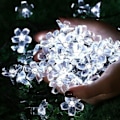 Miniatyrbild 1 av 5: Utomhus Solar String Light 50 Led Cherry Blossom