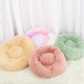 Miniatyrbillede 4 af 5: Hundeseng Rund Katteseng Fluffy Munk, Vaskbar 50cm