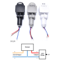 Pikkukuva 4 / 5: R?relsesensor DC12V Infrar?d PIR-r?relsedetektor Utomhus Sens White 12v