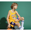 Miniatyrbilde 3 av 5: LeBron James nr. 23 Baskettrøye Set Lakers Uniform for tenåringer - Perfekt L (140-150CM) L (140-150CM)