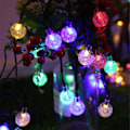 Miniatyrbild 5 av 5: 20 30 50 LED-slingor Utomhus Solar Garden Bröllopsfest F Gul 6.5M30LED