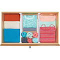 Miniatyrbild 4 av 5: Justerbar lådindelare (set med 4) - Vit - Praktisk organizer i plast - Organizer för kökslådan - för låda i sovrummet CDQ