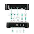 Miniatyrbillede 5 af 5: Q96 HOME Smart TV Box Set Top Box EU PLUG8GB+128GB
