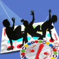 Miniatyrbild 1 av 5: Inomhus Twister-spel, leksak för utomhussporter, rörelseinteraktion, färgglad, One Size