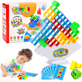 Miniatyrbillede 1 af 5: Balanceblok, russiske byggeklodser, dekompressionsbalancebyggeklodser, Tetris Tower Balance Building Toy, Balancerende stablinglegetøj 16 pieces