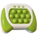 Pikkukuva 1 / 5: Varhaiskasvatuksen pelikonsoli Pop It Fidget Toy Nopea Push -peli Dekompressiolelu white green