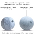 Miniatyrbild 7 av 11: Yogaboll Dammtät Cover Anti-Halk Bomull 55CM 55cm