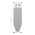 Pikkukuva 1 / 6: Polyester strykbräda cover Hög temperaturbeständig dubbellager strykbräda cover Grå Gray 130*50cm