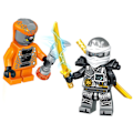 Pikkukuva 3 / 5: 24 kpl go Minifigures Kai Jay Sensei Wu Master Building Multicolor one size -setti