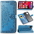Miniatyrbillede 1 af 5: iPhone 11 - Pung Etui Mandala - Blå Blue Blå