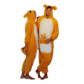 Pikkukuva 2 / 3: Nalle Puh Hahmo Unisex Onesie Maskeraddräkt Hupparit Pyjamat Kenguru Kenguru S(150CM-160CM) Kangaroo S(150CM-160CM)