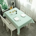 Miniatyrbillede 2 af 4: Triani 71x54\" Grå Plaid Vinyl Dug, Tørres Af