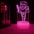 Miniatyrbilde 1 av 5: Kreativ gave Spilleromdekorasjon Nattlys Crack Model minecraft 1 Crack Touch Fargerik Sett minecraft 1 minecraft 1 minecraft 1 Crack Touch Colorful Set