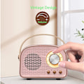 Miniatyrbild 2 av 5: IC Mini Radio Bluetooth-högtalare, Bärbar liten högtalare Vit