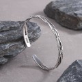 Pikkukuva 4 / 4: Vintage Punk -punottu kierrettävä avausrannekoru Bangles Charm zdq