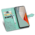 Miniatyrbillede 4 af 5: Oneplus Nord N100 Etui Læderetui Magnetisk Beskyttelse Grøn