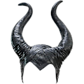 Miniatyrbillede 1 af 3: Halloween Maleficent Horn Hovedbånd Cosplay Sort