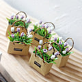 Pikkukuva 3 / 5: Dockhus Minitulpan Blomsterarrangemang Förpackning Papperspåse Påse Multicolor one size