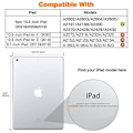 Pikkukuva 2 / 5: CDQ Apple iPad 10.2 2021/2020/2019 Slim fit tri-fold case - Musta