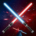 Miniatyrbillede 1 af 5: Indtrækkelig lyssværd til børn - Light Up LED Lightsaber Sword Legetøj til drenge, piger - Perfekt til børnefødselsdage, nytår, påske - 2 stk.