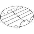 Miniatyrbild 3 av 4: HHL 2-pack 6/7/8-tums luftfritöstillbehör Rostfritt stål Matlagningsställ Runt köksstål Enkellagers grillgaller (d-v2)